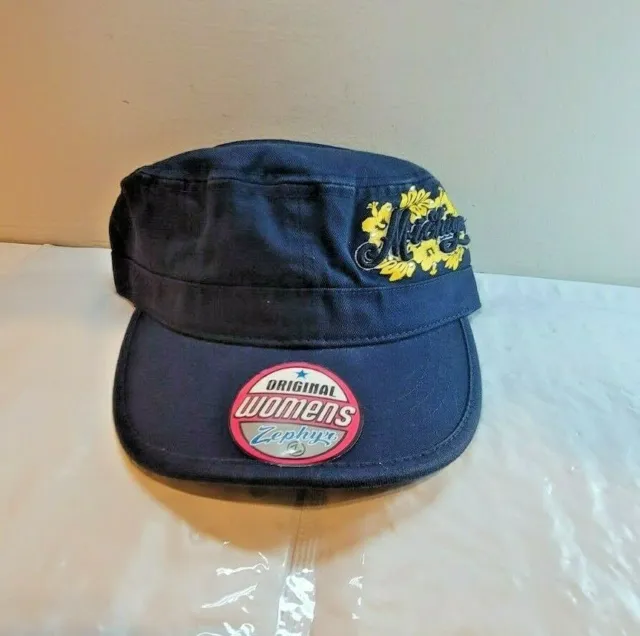Michigan Wolverines NCAA Cadet Military Cap Hat Women's Zephyr