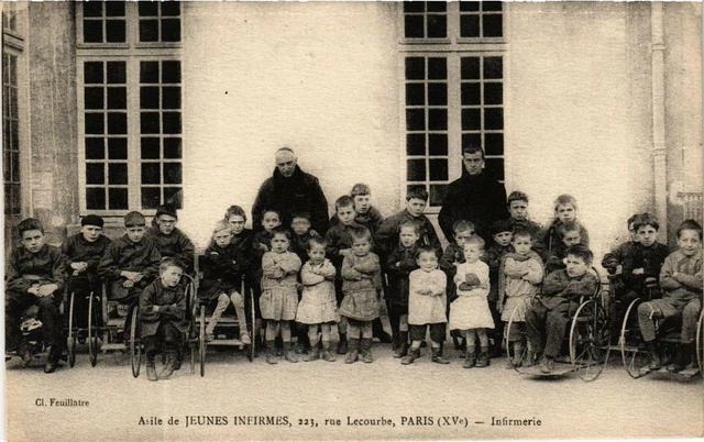 CPA PARIS 15e 223, Rue Lecourbe. Asile des Jeunes Infirmes Infirmerie (479671)