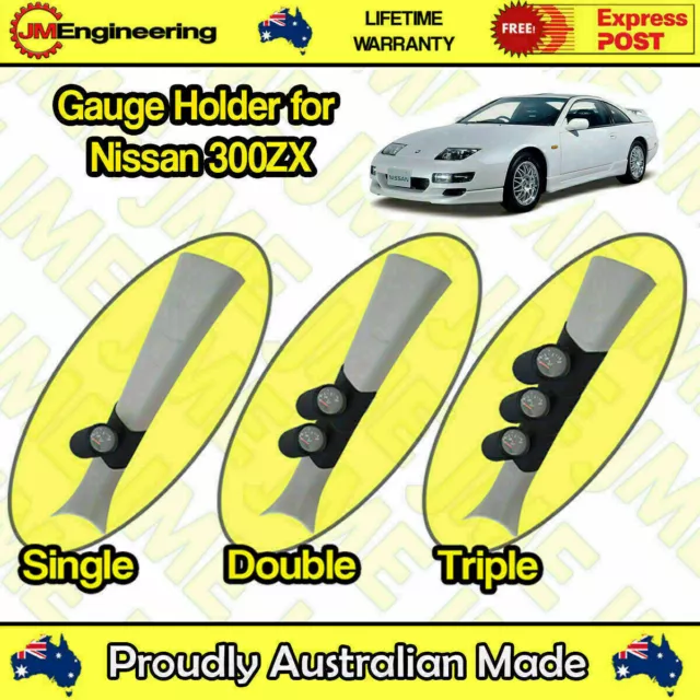 Gauge Holder Pillar Gauge Pod for Nissan 300ZX Fairlady CLIP ON 52mm 60mm