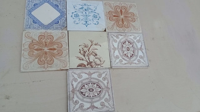antique vintage tiles