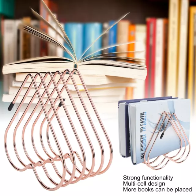 Desk Book Storage Rack Heart-Shaped Book Shelf Desktop Book Shelf For Bedroom