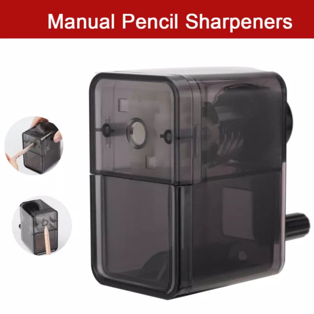 Manual Pencil Sharpener Table Hand Desktop Pencils Sharpener Gift US