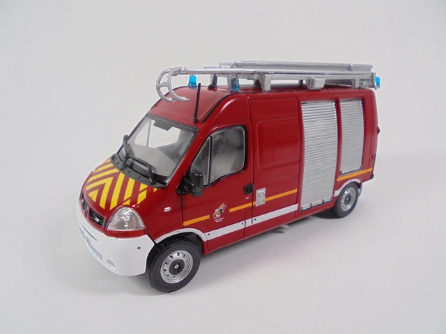 Camion De Pompiers Collection 1/43 - Modèle Réduit Rouge - Jouet Pour Enfants 8 Ans Et Plus