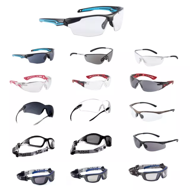 Bolle Various Types Safety Glasses - BOLLE PLATINUM Anti-Fog & Anti-Scratch Lens