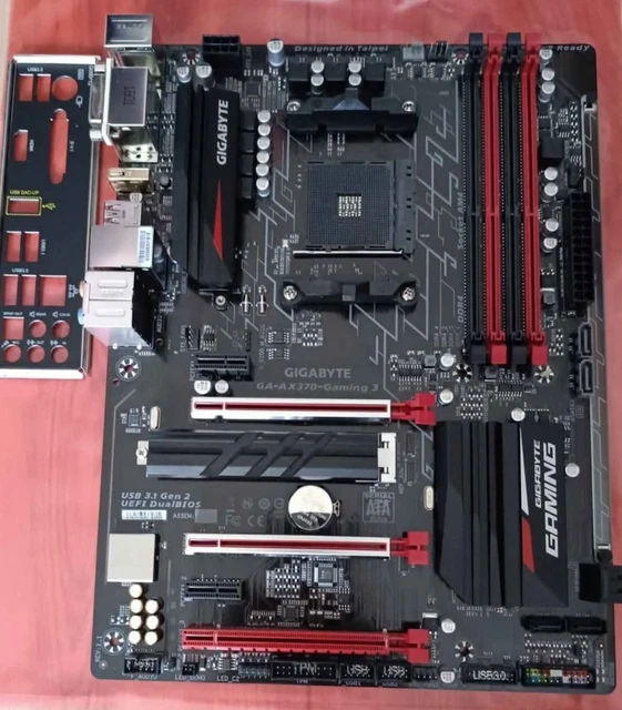 GIGABYTE GA-AX370-GAMING 3 AM4 Motherboard, AMD AM4 Socket X370 Chipset ...