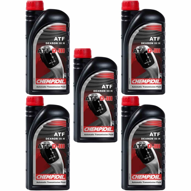 5x 1L CHEMPIOIL Huile de Transmission Automatique Ch Atf D-Iii Allison C4 Tes
