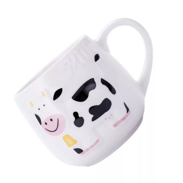 Cow Coffee Mug Cappuccino Cups Ceramic Tea Floral Porcelain 2