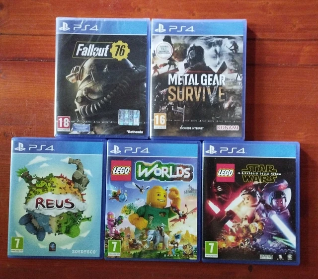 Giochi Playstation 4, lotto 5 Videogames PS4 - Nuovi e Usati