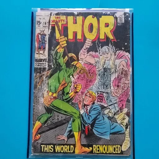 Marvel Comics - The Mighty Thor - # 167 Aug 1969 - This World Renounced - Vol 1