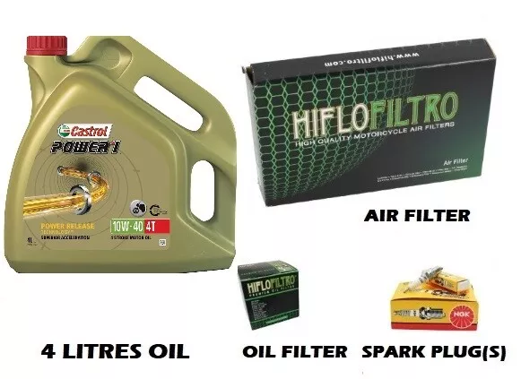 Honda SH 150 i 2005-2008 CASTROL OIL AIR FILTER SPARK PLUGS SERVICE KIT 2