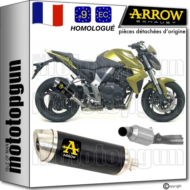 Pot D'Échappement Arrow Open Urban Pour Yamaha Xmax 300 2017-2020 - Aluminium Noir - Fabriqué En Italie