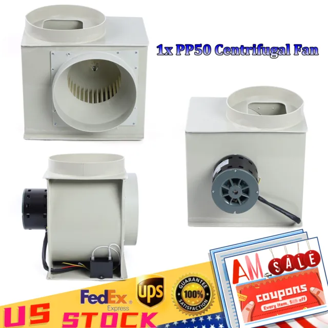 For Anti-corrosion Laboratory Fume Hood PP250 Centrifugal Blower Fan 300W