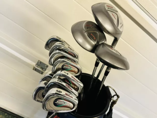 Mens R/H Wilson Full Golf clubs set, Irons, woods, Driver, Putter & Bag