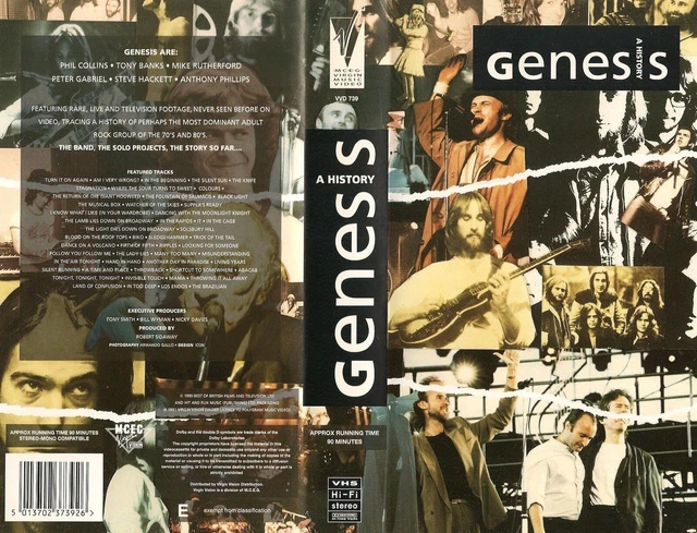 GENESIS: A HISTORY [VHS] [VHS Tape] £11.74 - PicClick UK