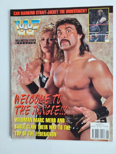 1996 August WWF Magazine Mark Mero Complete WWE Excellent Wrestling Hasbro