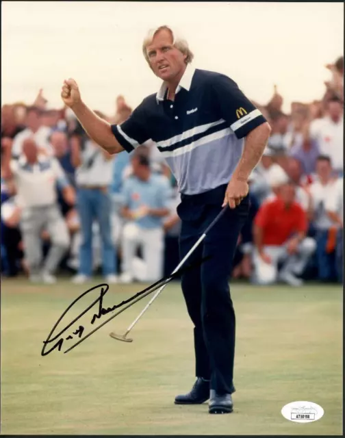 GREG NORMAN signed photo | Golf Great - autograph JSA certified!