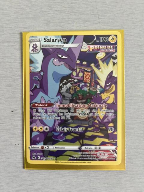 Carte Pokémon - Salarsen GG09/GG70 - Zénith Suprême EB12.5 - neuf fr