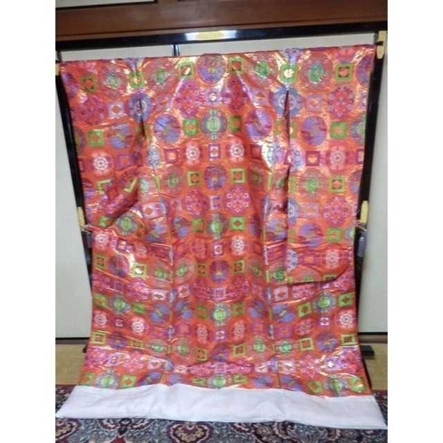Japanese Kimono Uchikake Luxurious Wedding Pure Silk kaleidoscope japan