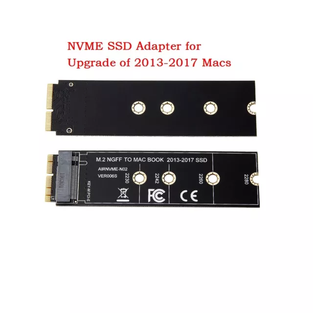 NVMe PCIe M.2 NGFF SSD converter adapter card for 2013 2014 2015 macbook air