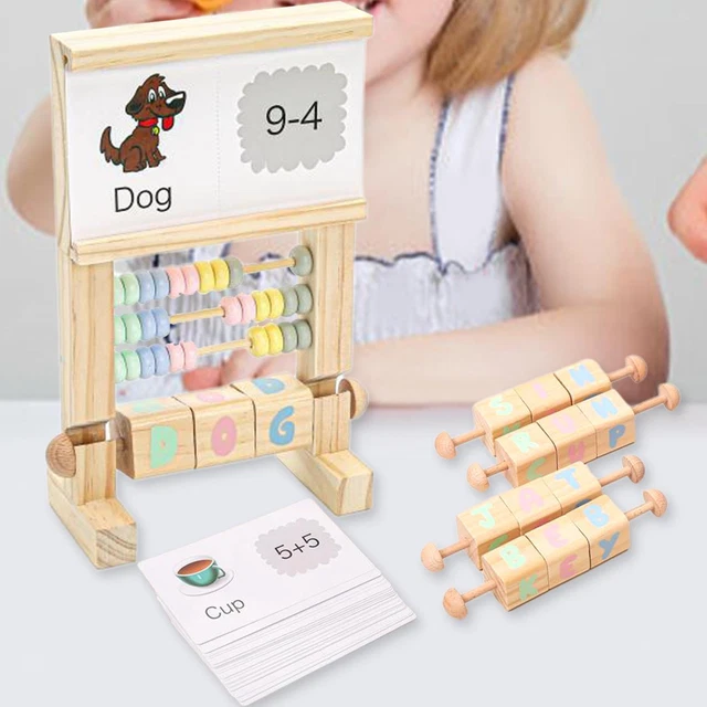 Tavole con Numeri per Bambini, Giocattoli Educativi in Legno per l' Apprendimento della Matematica, Giochi Montessori all'Ingrosso per Bambini