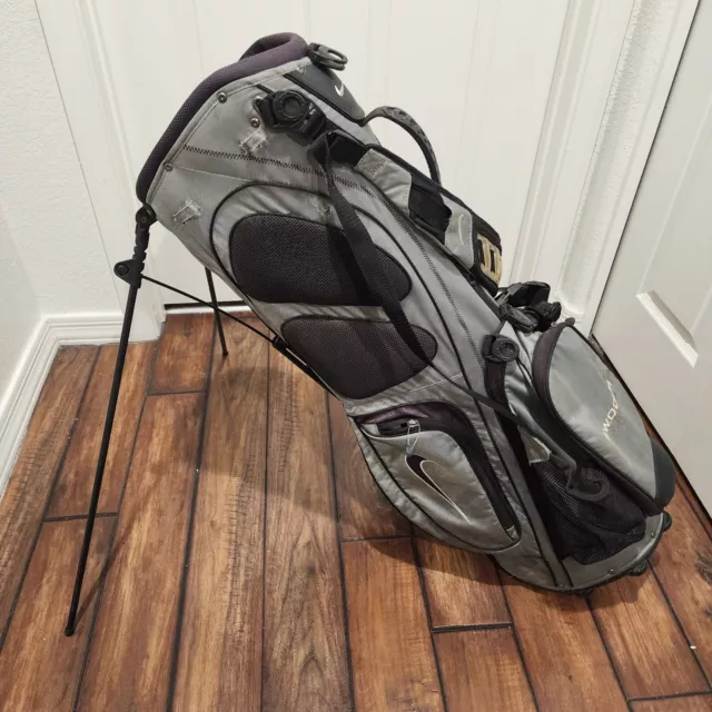 Nike 5 Way Advisory Staff Golf Bag With Nike Carry Strap Stand Cart