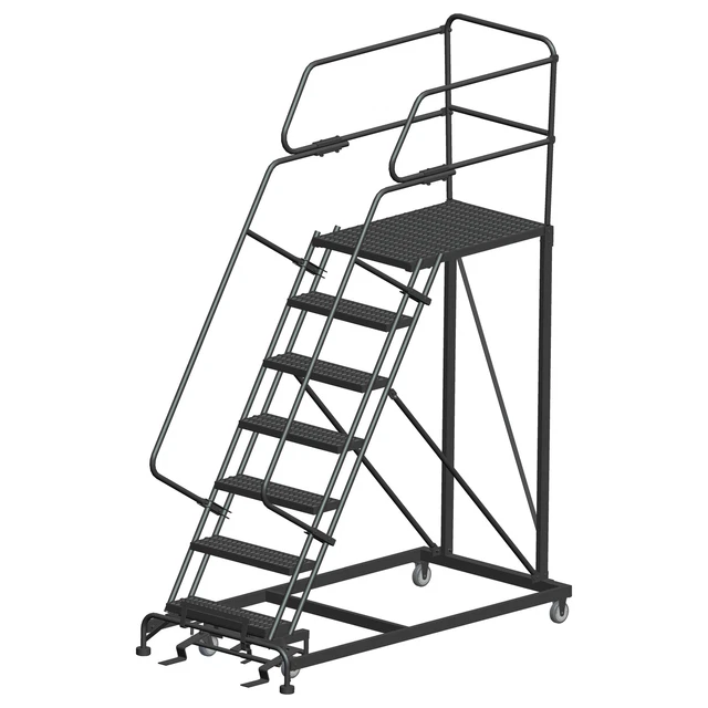 Ballymore Rolling Work Platform Overall Height 106 in Steps 7 Cap 800 lb