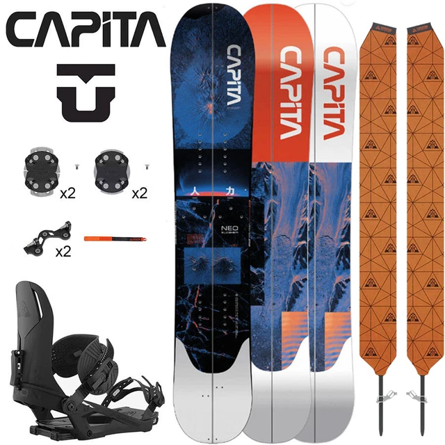 CAPITA + UNION: splitboard Neo slasher & skins + charger bindings 154 cm