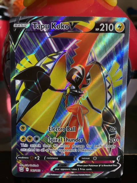 Tapu Koko V (Full Art) (147/163) [Sword & Shield: Battle Styles