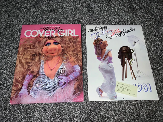 Vintage Original Jim Henson's 1981 The Miss Piggy COVER GIRL Fantasy Calendar
