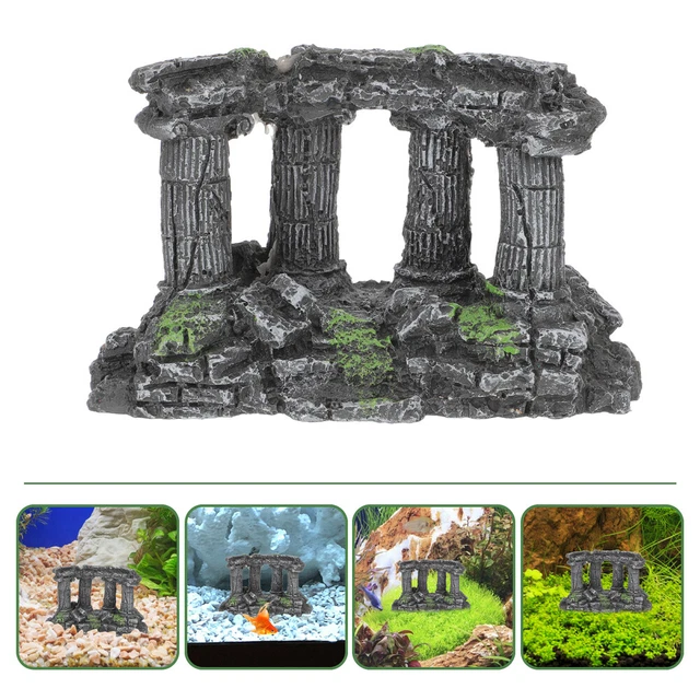 Fish Tank Hideouts Roman Column Decoration Greek Decor European Style