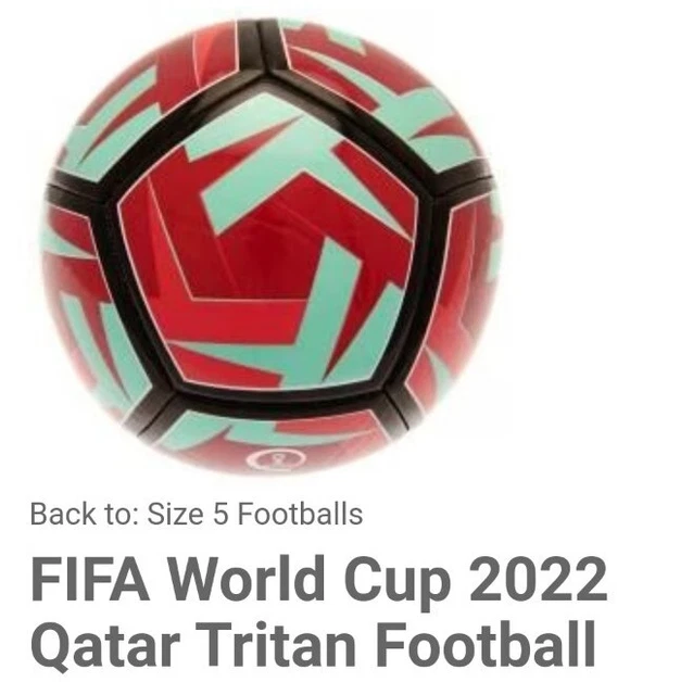 FIFA WORLD CUP Qatar 2022 Tritan Football Official Football Free UK P&P ...