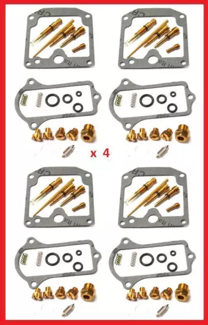 4x kit de réparation de carburateur pour KAWASAKI KZ 650 B C D Series Z 650 B C 2