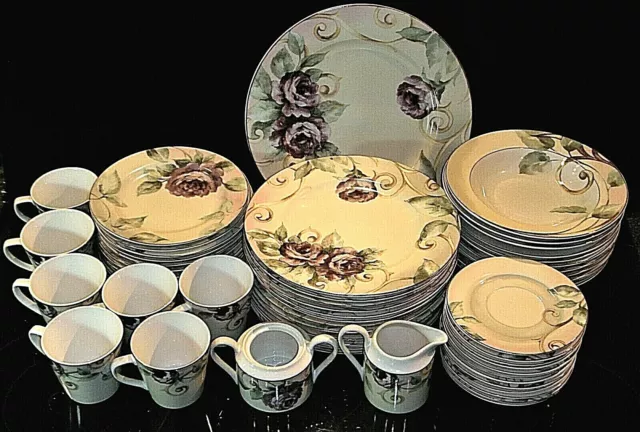 60+ Pieces of 222 Fifth "Shiraz" Dinnerware & Serving Pieces from $1.99/ea.