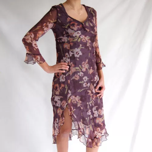 Robe De Grossesse Imprimé Zwangerschwap Jurk Taille 36 À 42