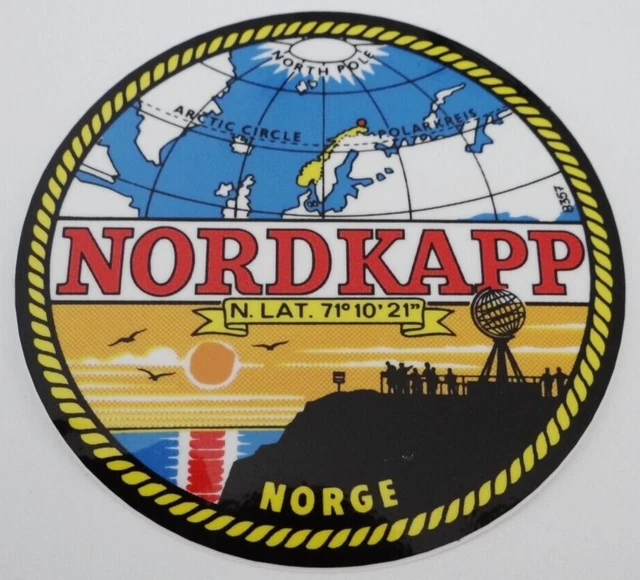 NORVEGIA Norge, Oslo Norvegese Adesivo in Vinile per Auto Sticker Decalcomania NORVEGIA Norge, Oslo Norvegese Adesivo in Vinile per Auto Sticker Decalcomania