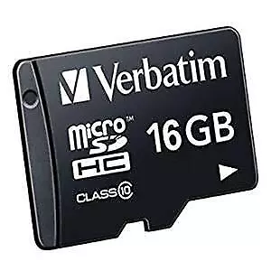 Verbatim micro SDHCCard 16GB Class10 MHCN16GJVZ1 1 piece x3 sets