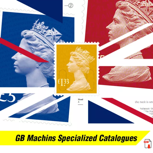 GREAT BRITAIN QEII MACHINS SPECIALIZED PDF DIGITAL CATALOGUES (4500 pages)