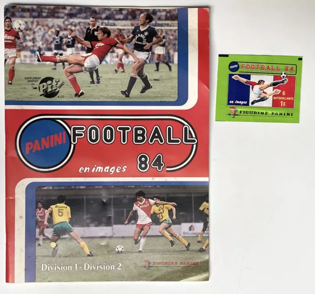 PANINI Football 84 album images vide neuf + pochette images offert Pif gadget