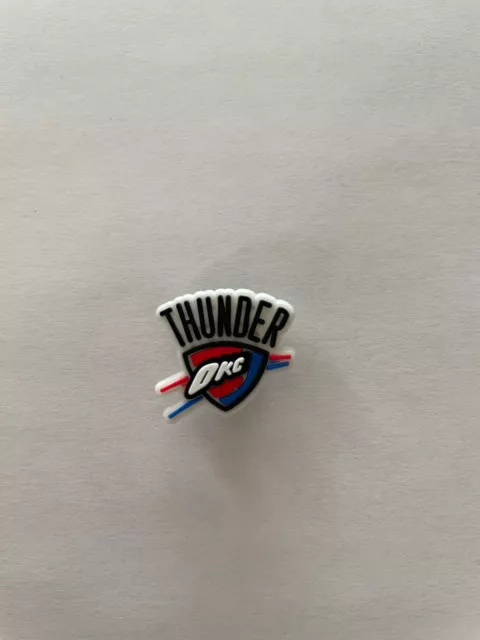 Oklahoma City Thunder Basketball Team Charm For Crocs Shoe Charms New