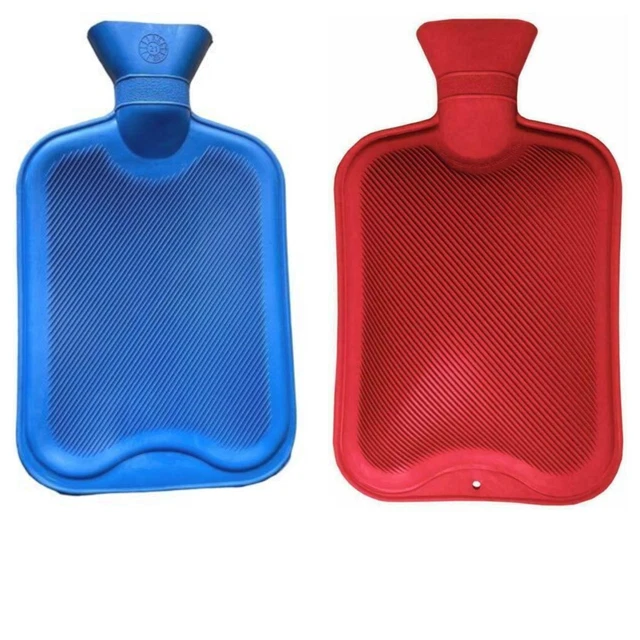 1 Litre Natural Rubber Hot Water Bottle Winter Warmer Complies British Standard