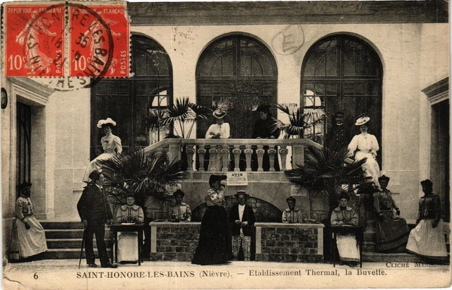 CPA St-HONORÉ-les-BAINS-Etabl. Thermal la Buvette (421224)