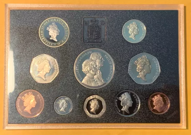 1997 Great Britain Royal Mint Deluxe 10 Coin Proof Set