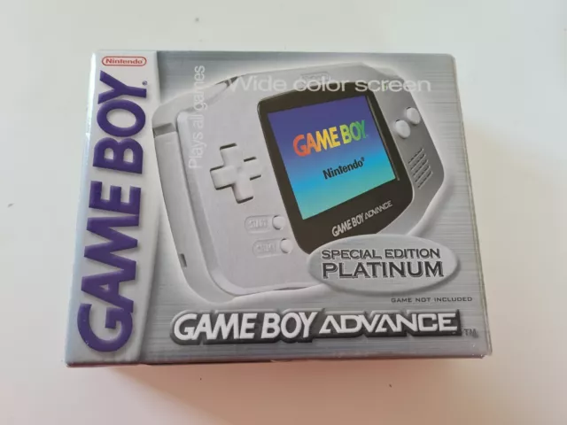 GameBoy Advance System Platinum Silver - Limited Edition