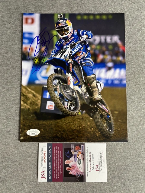 MOTOCROSS RACING JAMES BUBBA STEWART AUTOGRAPH 8x10 PHOTO YAMAHA JSA AC00981 MOTOCROSS RACING JAMES BUBBA STEWART AUTOGRAPH 8x10 PHOTO YAMAHA JSA AC00981