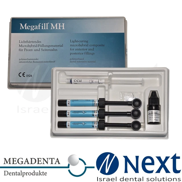 DENTAL COMPOSITE MEGAFILL Anterior Posterior filling kit MEGADENTA ...