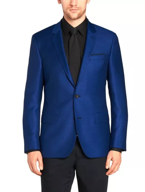 Hugo Boss Men's 'Hutch5' Blue Slim-Fit Wool Sport Coat Blazer 40R