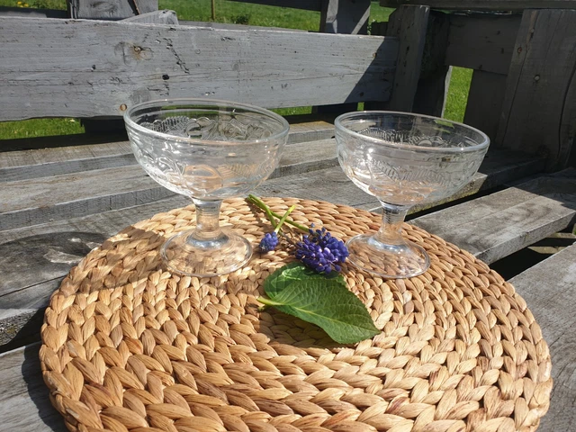 Lot De 12 Coupes à Dessert En Verre Transparent – Idéal Glaces, Fruits