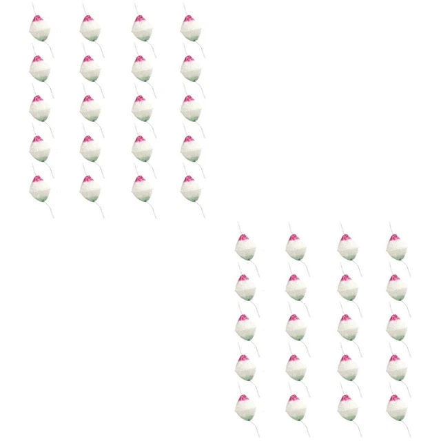40 Pcs Gaslampenschirm Zelt Docht Mantel Camping Leichte Mäntel Zubehör