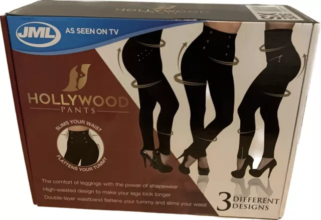 3 X JML HOLLYWOOD PANTS SLIMMING, WAIST SHAPING Leggings £12.49