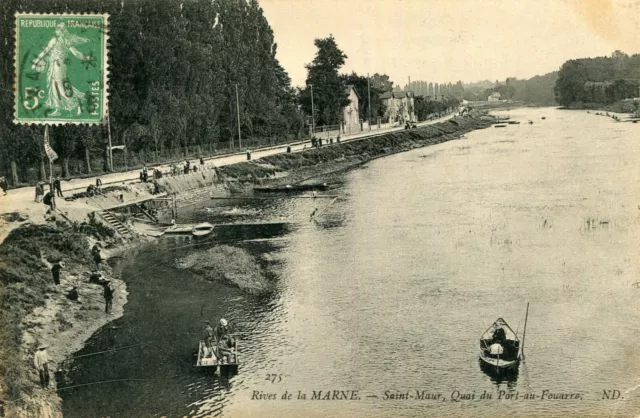 Rives de la Marne SAINT MAUR DES FOSSES Quai du Port de la fouarre